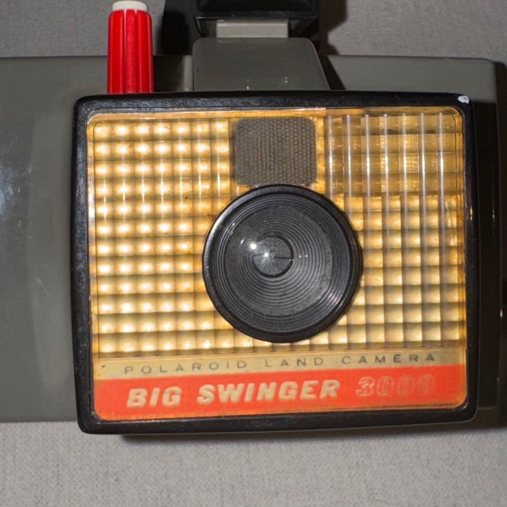 Vintage Polaroid Land Camera Big Swinger 3000 Gray Instant Film Camera